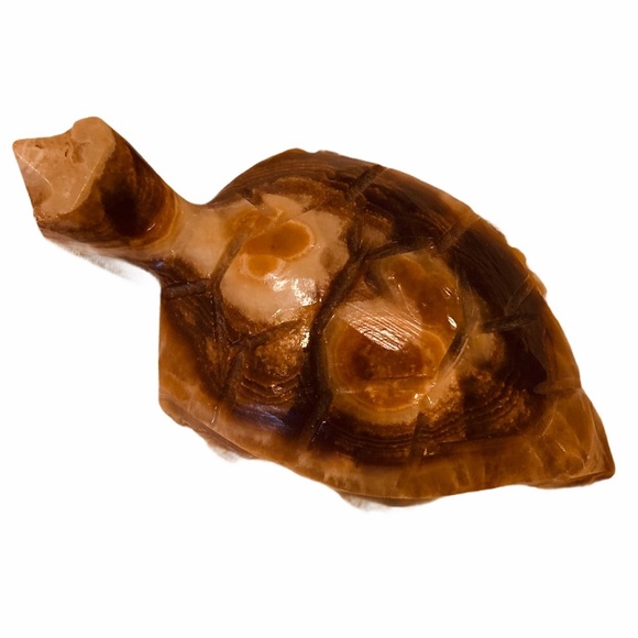 Vintage Marble Turtle Sculpture - Picture 1 of 6